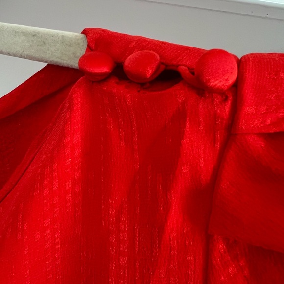 Shawn petite pure silk dress red 8 mod - Picture 5 of 8